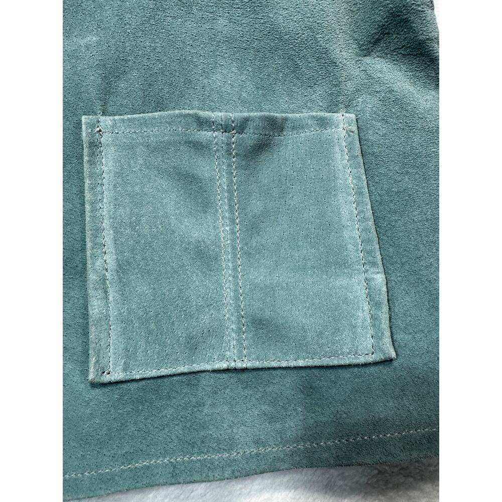 Pendleton Suede Leather Seafoam Full-Button Jacke… - image 7